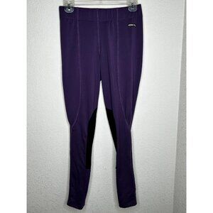 Kerrits Riding Pants Womens Medium Equestrian Breeches Suede Patch Made in USA